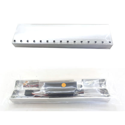 Grad 1/14 Maßstab Led-leuchten Metall Frontstoßstange Für Tamiya Radio Control Traktor Lkw 56344 56301 Bau Fahrzeuge