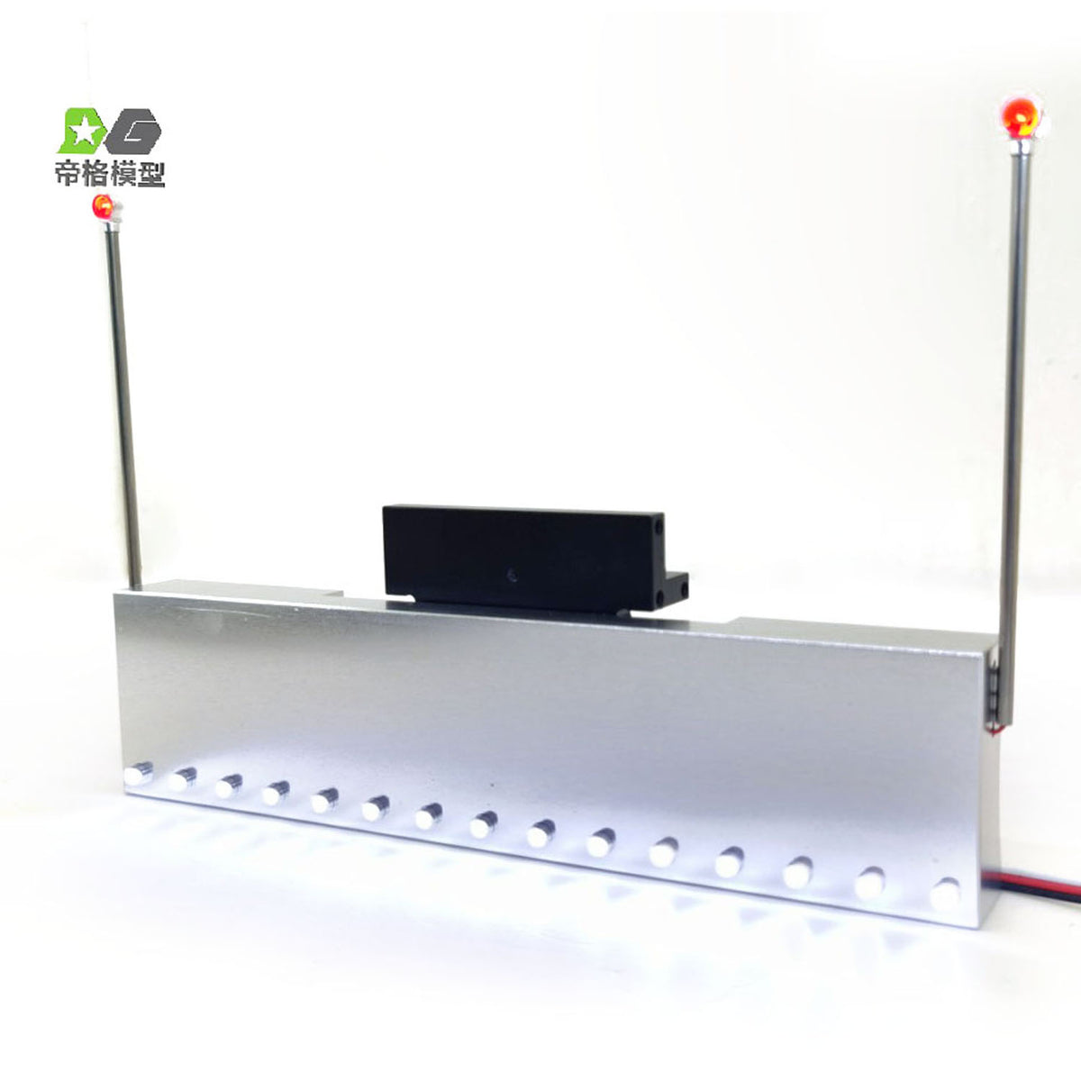 Grad 1/14 Maßstab Led-leuchten Metall Frontstoßstange Für Tamiya Radio Control Traktor Lkw 56344 56301 Bau Fahrzeuge