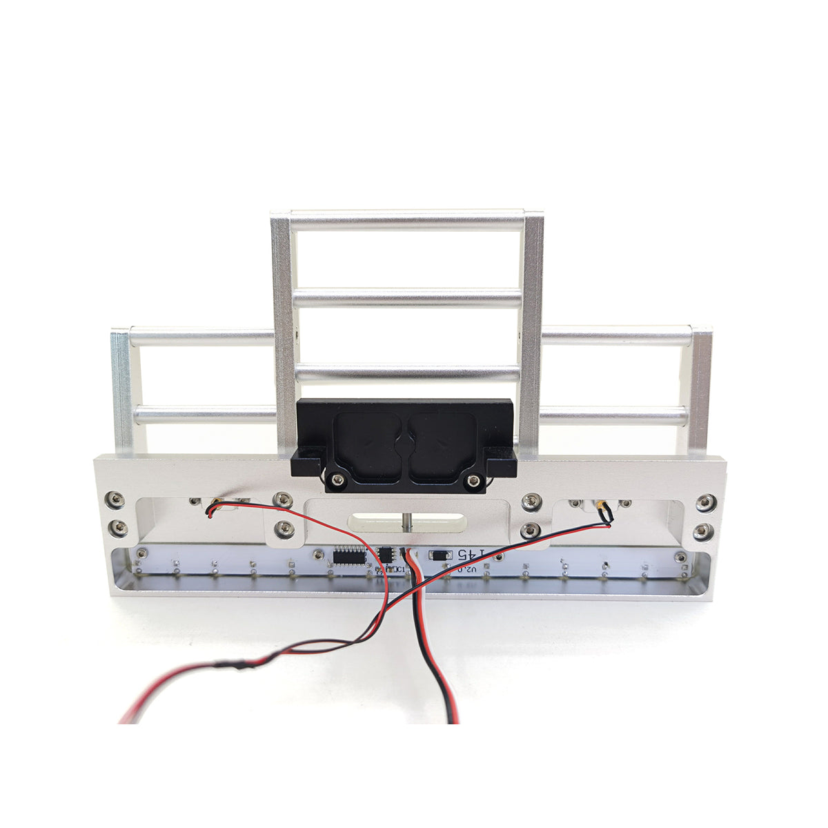 Grad 1/14 Maßstab Modell Teil Metall Front Stoßstange Led Licht DIY für Tamiya 56344 56301 RC Traktor Lkw Fahrzeuge Modelle