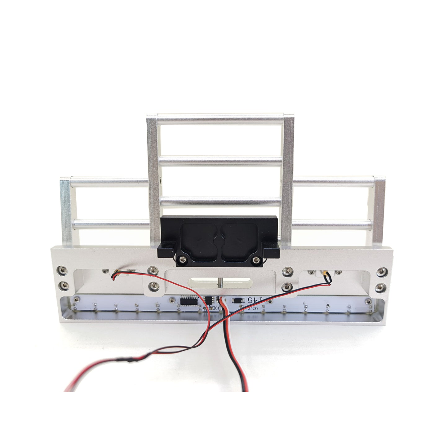 Grad 1/14 Maßstab Modell Teil Metall Front Stoßstange Led Licht DIY für Tamiya 56344 56301 RC Traktor Lkw Fahrzeuge Modelle