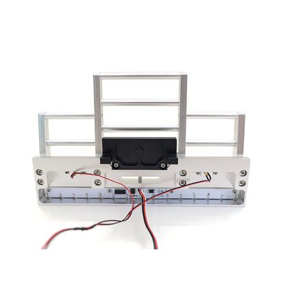 Grad 1/14 Maßstab Modell Teil Metall Front Stoßstange Led Licht DIY für Tamiya 56344 56301 RC Traktor Lkw Fahrzeuge Modelle