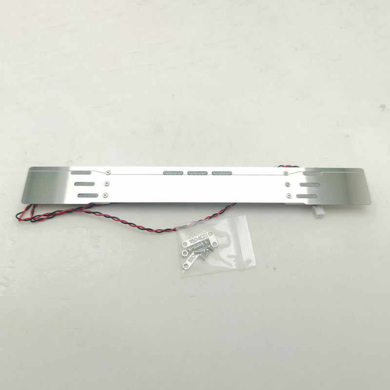 Grad Metall Sonnenblende Sonnenschirm W/Licht Lampe für 770S 56368 1/14 Skala RC Traktor Lkw Tamiya Autos Radio Control modell