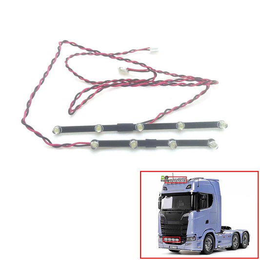 Grad LED Dach Licht Scheinwerfer Lampe für 770S 1/14 RC Traktor Auto Modell 56368 56371 DIY Ersatzteile Zubehör