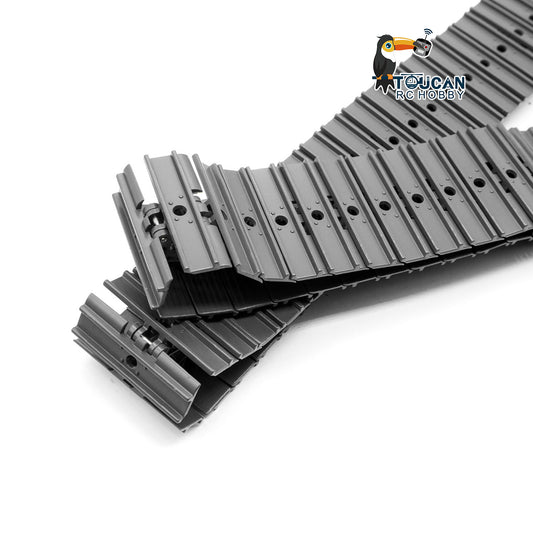 TOUCAN RC HOBBY CUT Model Metal Zinc Alloy Tracks 50MM/35MM for 1/14 RC Hydraulic Excavator LR914 C914 Digger Model JDM-208 920 DIY Parts for Serious Enthusiast
