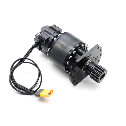 TOUCAN RC HOBBY CUT Model HZ05 Metal Rotary Motor with Gear 3.5MM/3MM/MR30 Bullet Connector for 1/12 1/14 RC Hydraulic Excavator Construction Vehicle DIY Parts