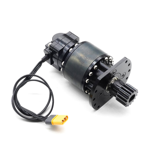 TOUCAN RC HOBBY CUT Model HZ05 Metal Rotary Motor with Gear 3.5MM/3MM/MR30 Bullet Connector for 1/12 1/14 RC Hydraulic Excavator Construction Vehicle DIY Parts