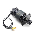 CUT Model HZ05 Metal Rotary Motor with Gear 3.5MM/3MM/MR30 Bullet Connector for 1/12 1/14 RC Hydraulic Excavator Construction Vehicle DIY Parts