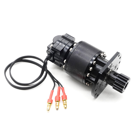 CUT Model Metal Rotary Motor for 1/12 1/14 Scale RC Hydraulic Excavator Remote Control Construction Vehicles Truck Model