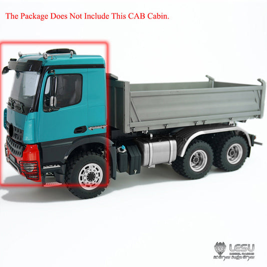 TOUCAN RC HOBBY LESU 1/14 Scale Remote Controlled 3348 3 Axles 6*6 Dumper Truck CarsMotor Servo ECS Sound and Light System Cabin