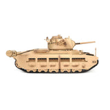 Tongde 1/16 Remote Control Military Tank Matilda III IV Turret Rotation 320 Degree IR Lights Sounds RC Electric Model Smoke Unit