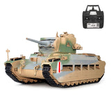 1/16 RC Tank Matilda III IV Tongde IR Turret Rotary 320 Degree Electric Remote Control Military Vehicle Metal Gearbox Road Wheel