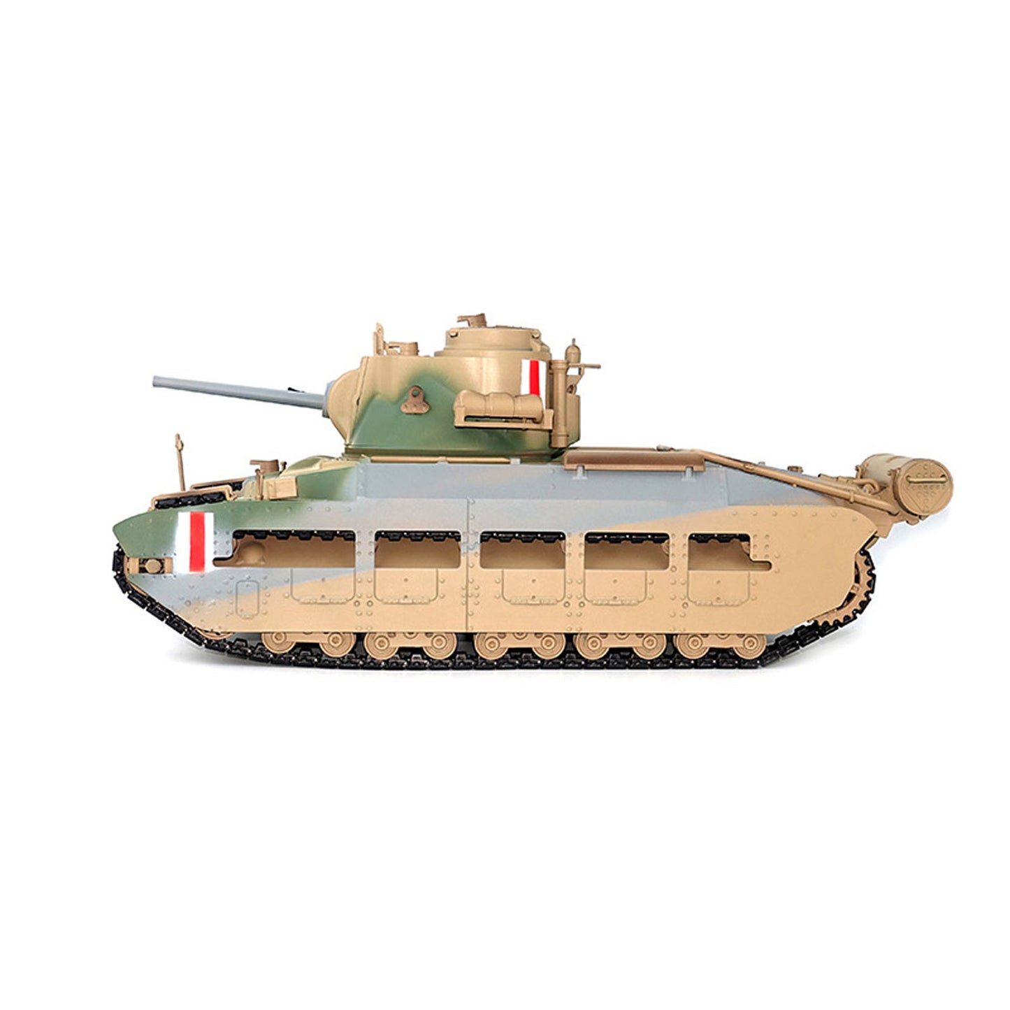 1/16 RC Tank Matilda III IV Tongde IR Turret Rotary 320 Degree Electric Remote Control Military Vehicle Metal Gearbox Road Wheel