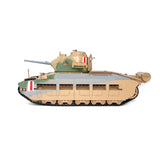 1/16 RC Tank Matilda III IV Tongde IR Turret Rotary 320 Degree Electric Remote Control Military Vehicle Metal Gearbox Road Wheel