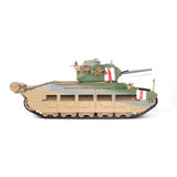 1/16 RC Tank Matilda III IV Tongde IR Turret Rotary 320 Degree Electric Remote Control Military Vehicle Metal Gearbox Road Wheel