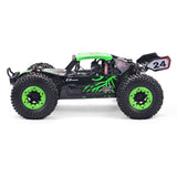 11.4 Inches Wheelbase ZD Racing 1/10 DBX 102 Remote Control Off Road Car Tail Wing Version PVC Shell RC Desert Buggy LED Light