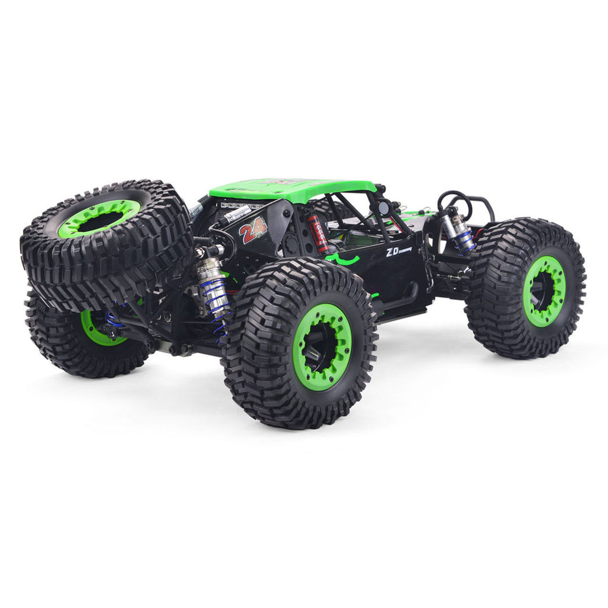 ZD Racing 1/10 DBX 104 Radio Controlled Off Road Car Spare Tire Version 4WD Electric RC Desert Racer Metal Oil Filled Shocks