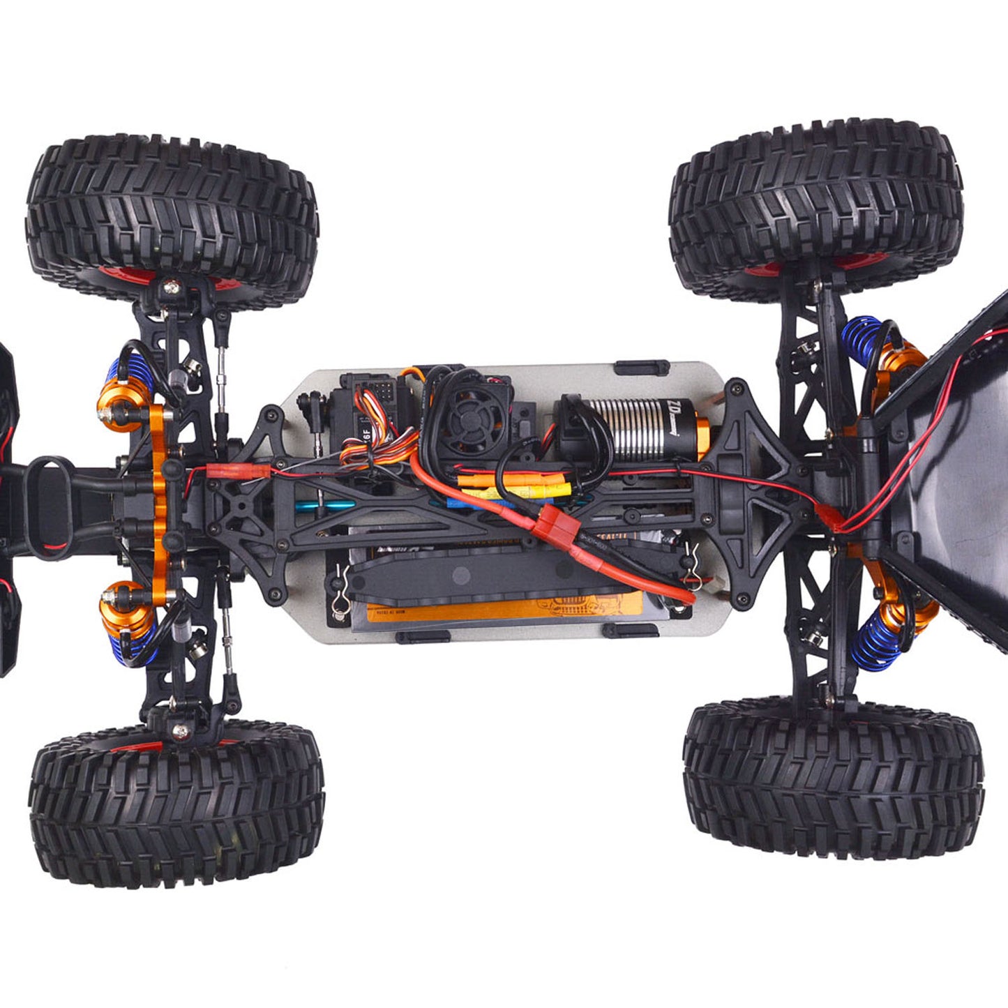 Alloy Chassis ZD Racing 1/10 DBX 103 AWD Remote Control Off Road Car Wheelie Bar Version Metal Gears Internal Roll Cage RTR