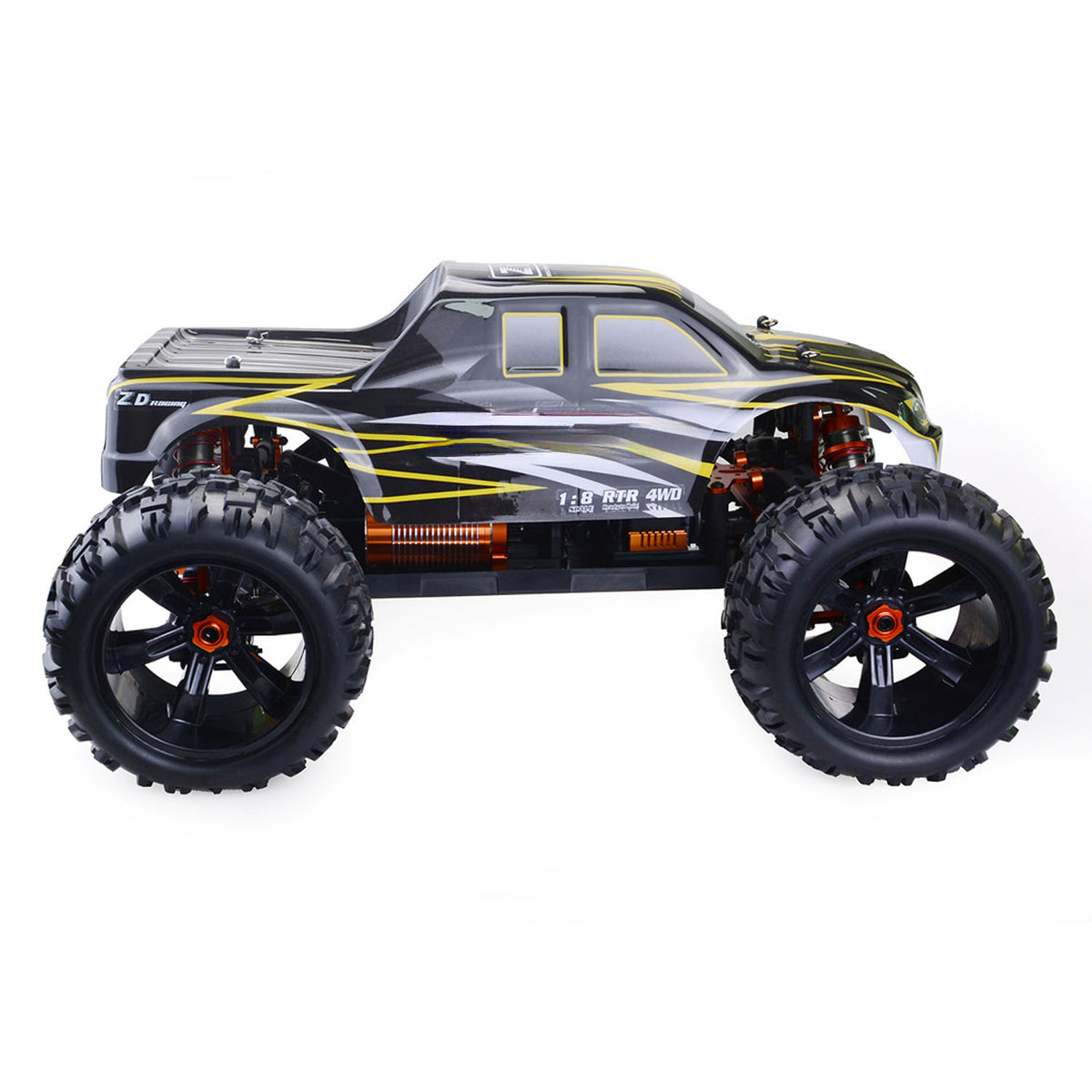 90KM/H ZD Racing 1/8 Radio Control Truck 9116 V3 High Speed AWD RC Off Road Vehicle RTR Metal Gears Alloy Chasiss