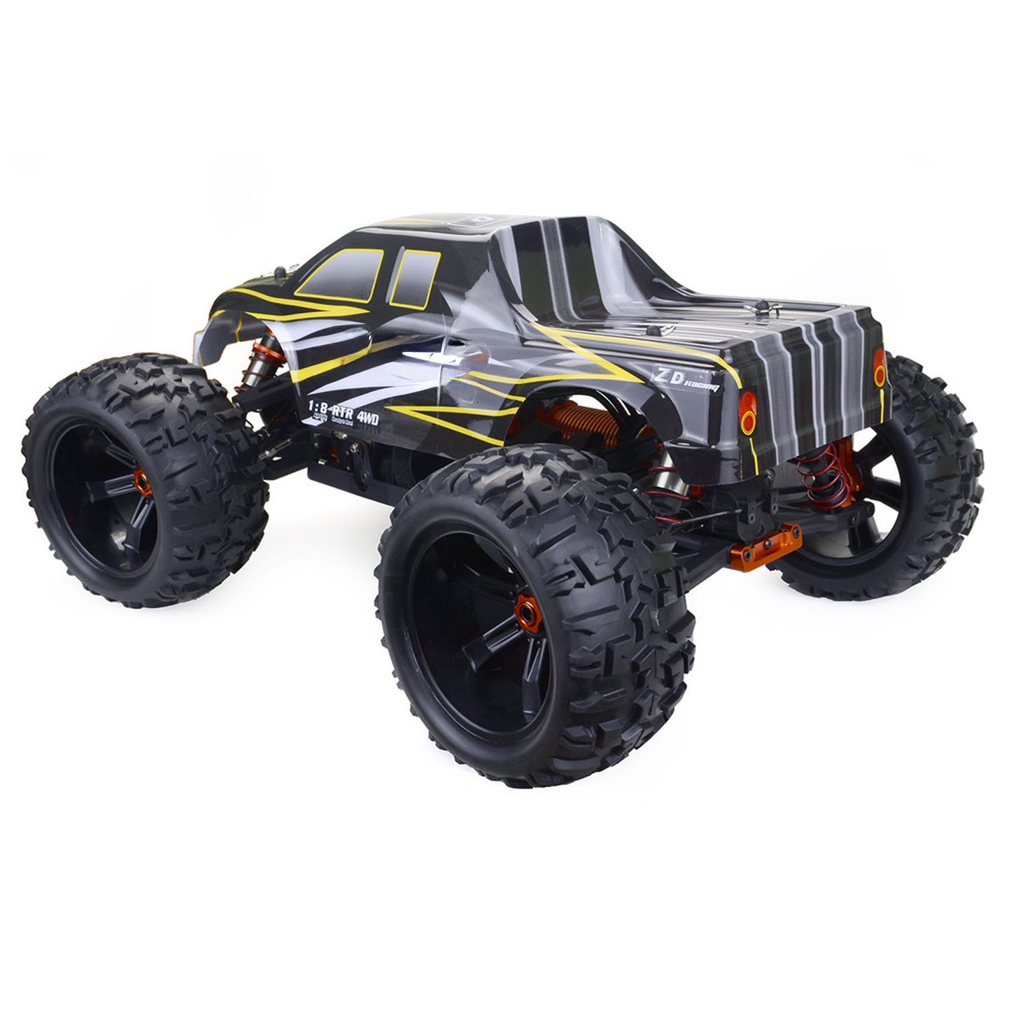 90KM/H ZD Racing 1/8 Radio Control Truck 9116 V3 High Speed AWD RC Off Road Vehicle RTR Metal Gears Alloy Chasiss