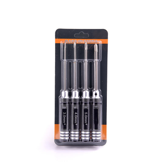 TOUCAN RC HOBBY Metal Phillips Flathead Crosshead Slotted Screwdriver Set 3.0mm 4.0mm 5.0mm 6.0mm for 1/14 RC Cars RC Truck Model