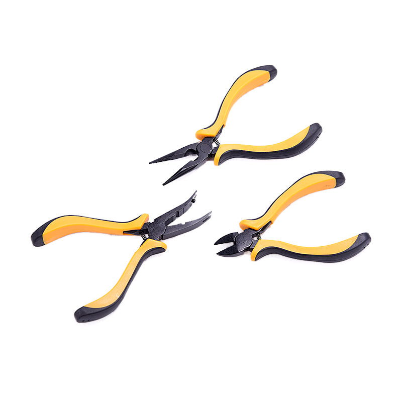 10-teiliges Reparaturwerkzeug-Set aus Metall, Zangen, Schraubendreher, Sechskantschraubendreher für RC-Auto, Boot, LKW, emulierte Fernbedienung, Flugzeuge, Hobby-Modell