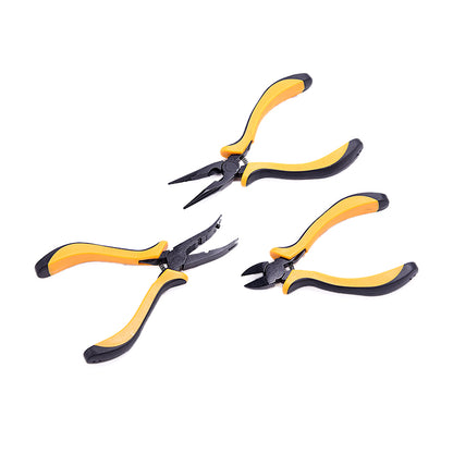 10-teiliges Reparaturwerkzeug-Set aus Metall, Zangen, Schraubendreher, Sechskantschraubendreher für RC-Auto, Boot, LKW, emulierte Fernbedienung, Flugzeuge, Hobby-Modell
