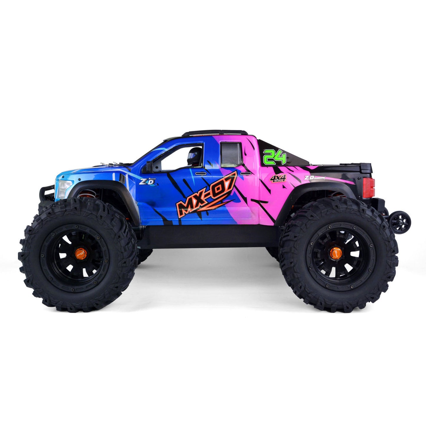 80KM/H ZD Racing 1/7 4X4 Remote Control Truck MX-07 Hobbywing Brushless 160A ESC 4292 Motor 35KG Servo Metal Gears