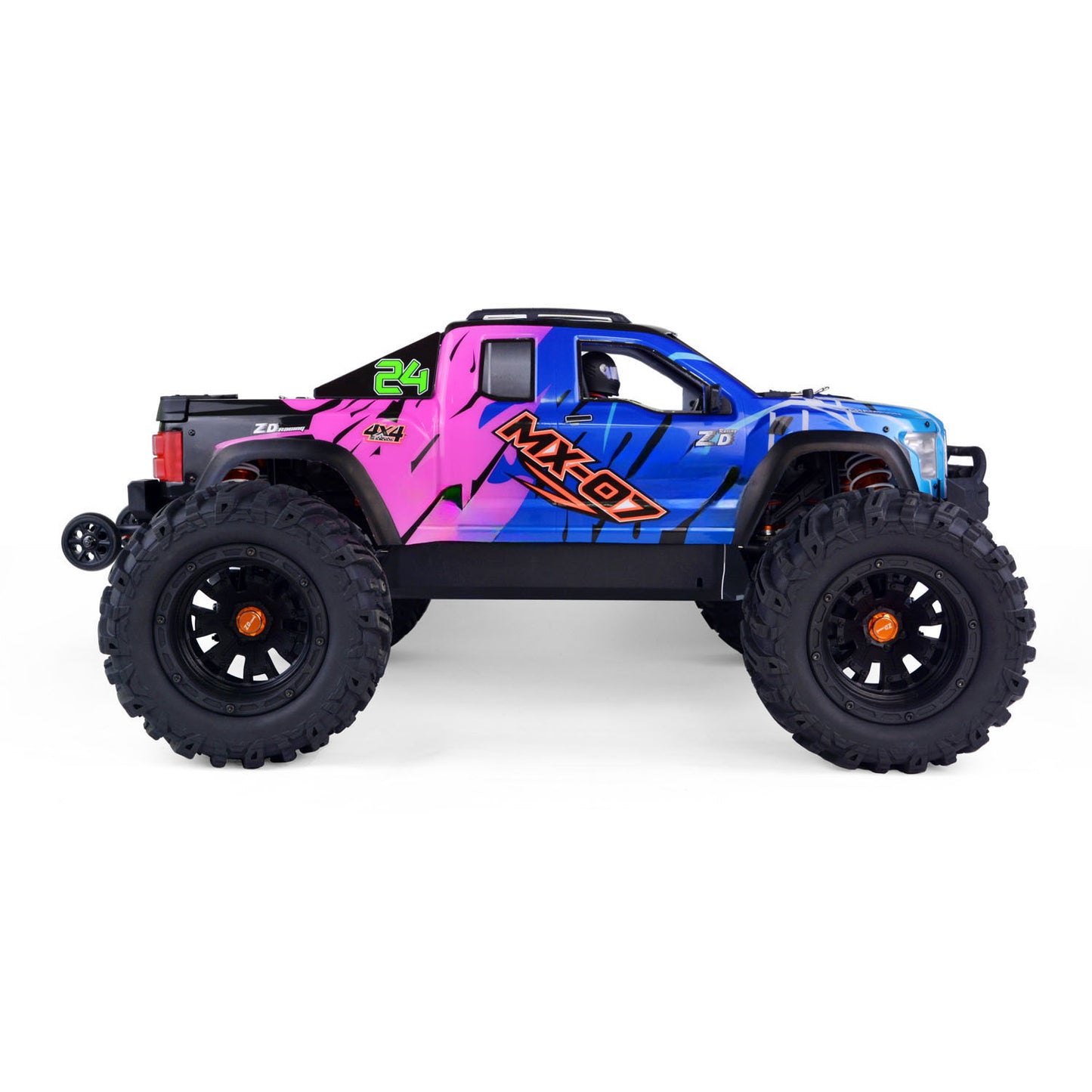 80KM/H ZD Racing 1/7 4X4 Remote Control Truck MX-07 Hobbywing Brushless 160A ESC 4292 Motor 35KG Servo Metal Gears