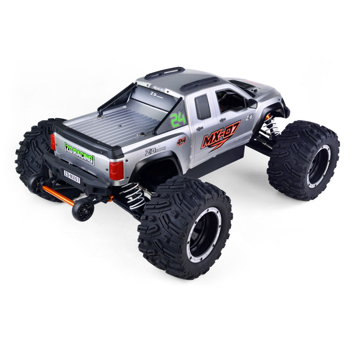 80KM/H ZD Racing 1/7 4X4 Remote Control Truck MX-07 Hobbywing Brushless 160A ESC 4292 Motor 35KG Servo Metal Gears
