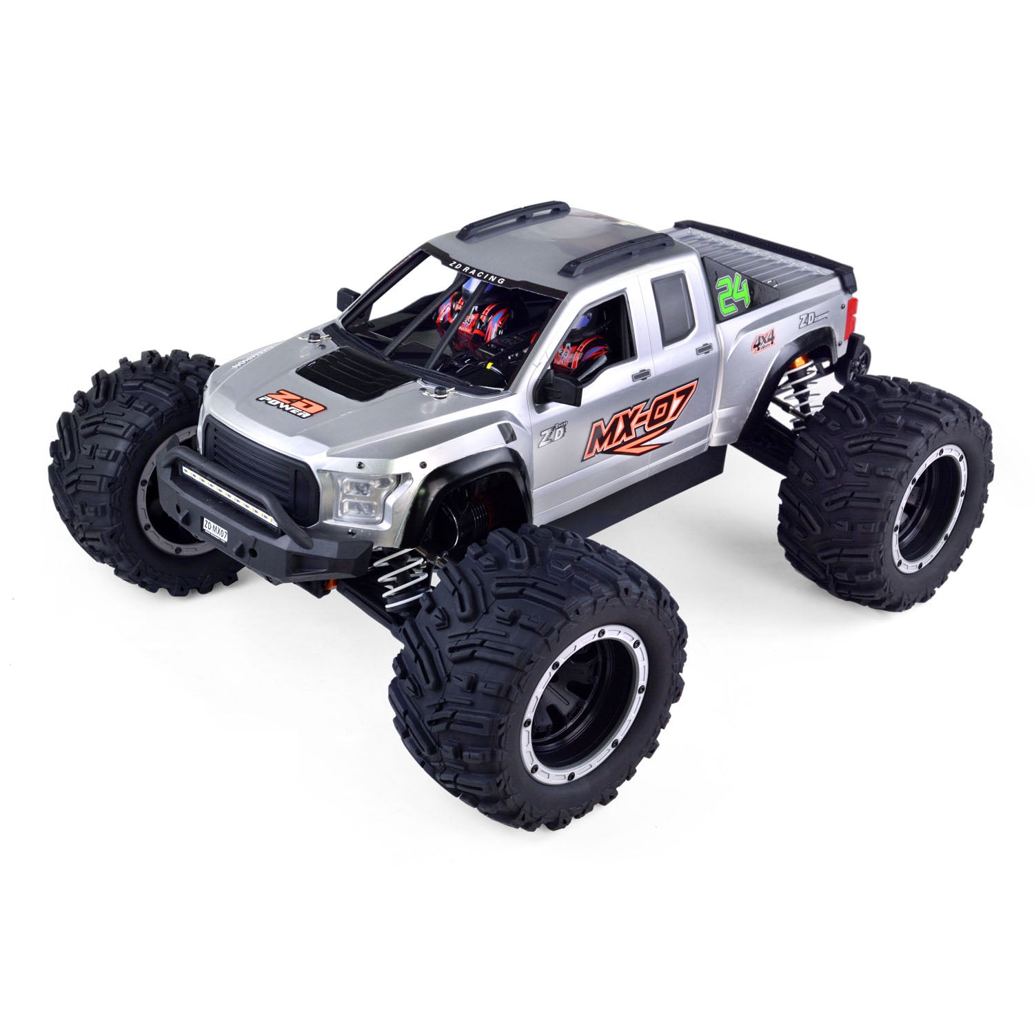 80KM/H ZD Racing 1/7 4X4 Remote Control Truck MX-07 Hobbywing
