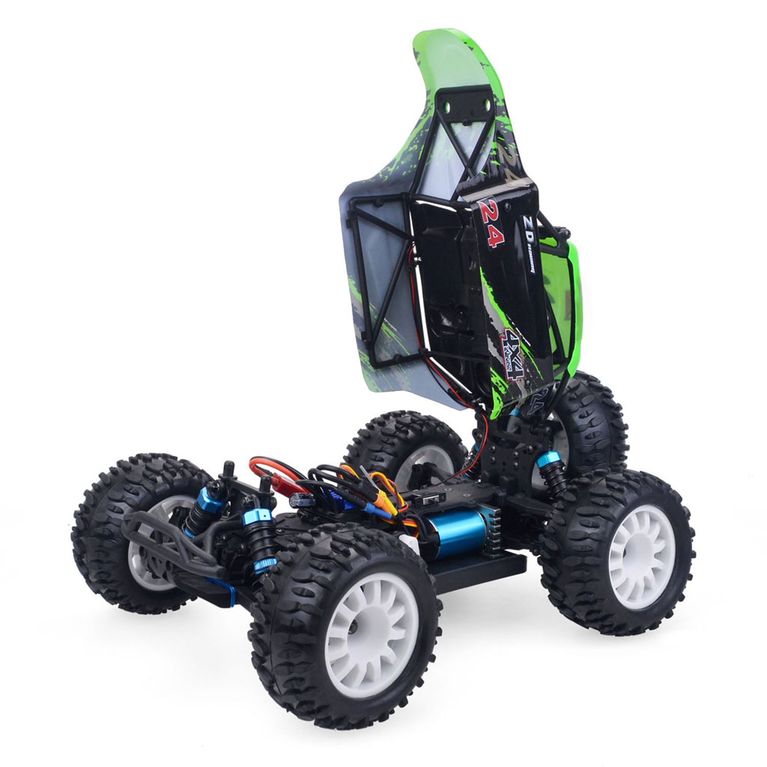 Desert Rc 4WD RC Desert Buggy DTK-16 ZD Racing 1/16 2.4GHz Remote Control Off Ro ...