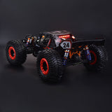 11.4 Inches Wheelbase ZD Racing 1/10 DBX 102 Remote Control Off Road Car Tail Wing Version PVC Shell RC Desert Buggy LED Light