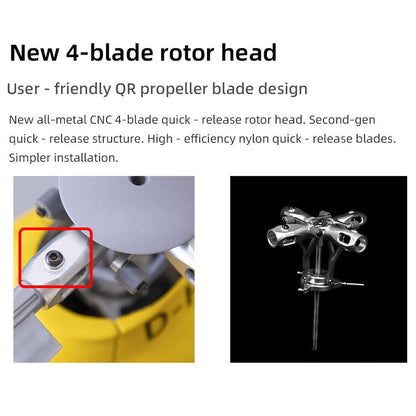 FLYWING EC 135 6CH Radio Control Helicopter Dual Brushless Motors CNC Metal 4 Blade One Key Return Beidou Positioning RTF