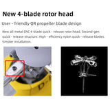 FLYWING EC 135 6CH Radio Control Helicopter Dual Brushless Motors CNC Metal 4 Blade One Key Return Beidou Positioning RTF