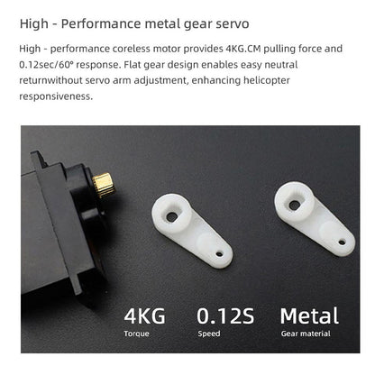 FLYWING EC 135 6CH Radio Control Helicopter Dual Brushless Motors CNC Metal 4 Blade One Key Return Beidou Positioning RTF