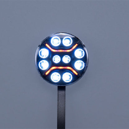 5V LED Spotlight Lamp Plastic Head Lamp for 1/14 RC Tractor Truck 770S R620 Crawler Off Road Car Excavator Tipper Vehicle DIY Model