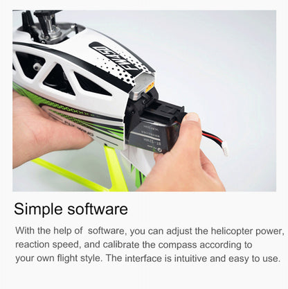 RC FLYWING 450L V3 Smart Helikopter RTF Drohne GPS Hover Aerobatic One Key Return Lackiert Zusammengebaut mit Positionierungssystem