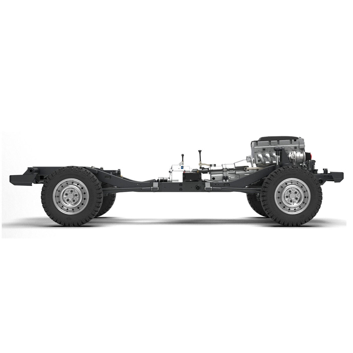 In Stock CAPO 1/8 4WD RC Off Road Car W460 Kit CNC Metal Car Shell Differential Locks Openable Doors 2Speed Gearbox No Electronic Parts
