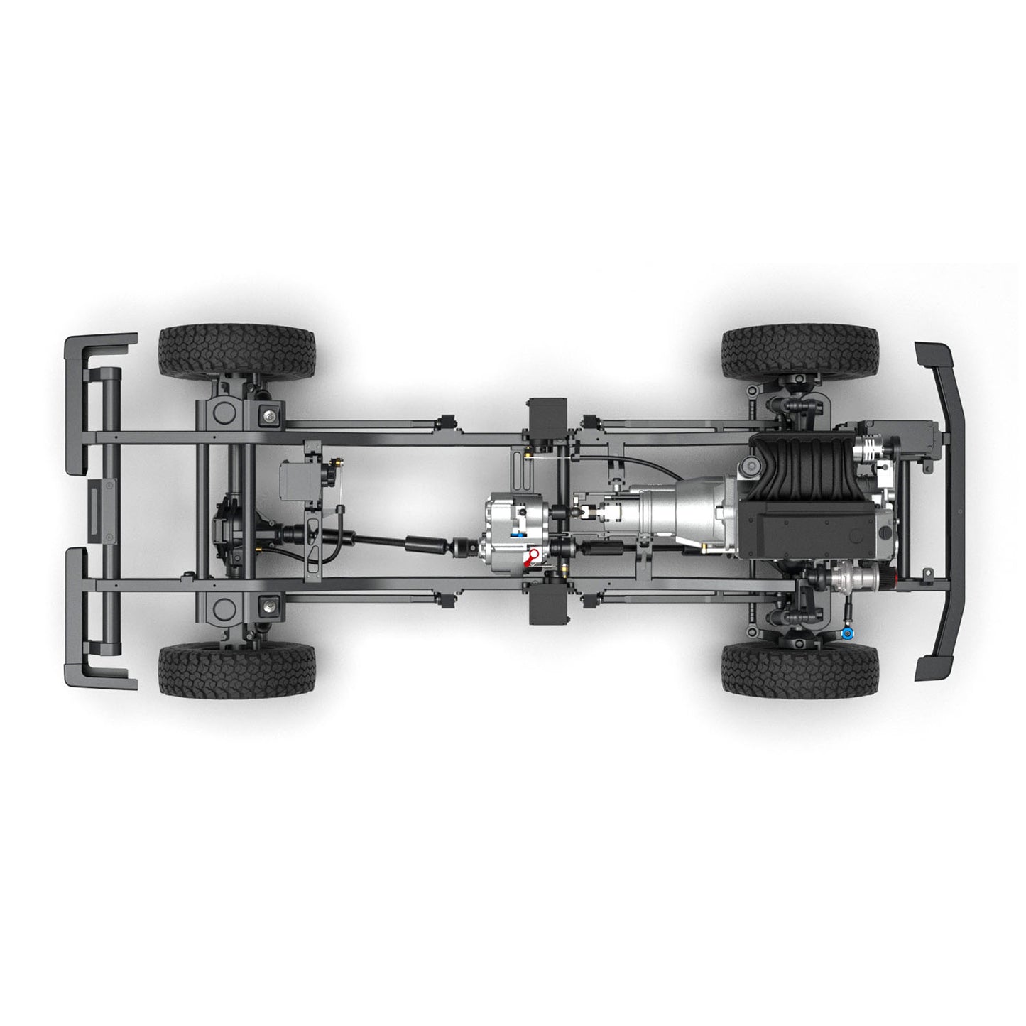 In Stock CAPO 1/8 4WD RC Off Road Car W460 Kit CNC Metal Car Shell Differential Locks Openable Doors 2Speed Gearbox No Electronic Parts