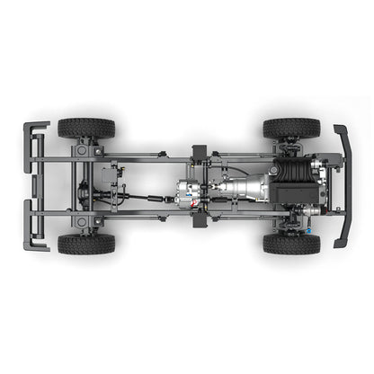 In Stock CAPO 1/8 4WD RC Off Road Car W460 Kit CNC Metal Car Shell Differential Locks Openable Doors 2Speed Gearbox No Electronic Parts