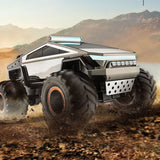 1/14 RC 4*2 Geländewagen Q202 2,4 GHz Elektrische Fernbedienung Pickup Truck Legierung Shell LED Lichter Sound Batterie Bereit zu Gehen