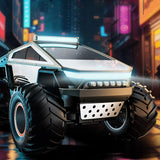 1/14 RC 4*2 Geländewagen Q202 2,4 GHz Elektrische Fernbedienung Pickup Truck Legierung Shell LED Lichter Sound Batterie Bereit zu Gehen