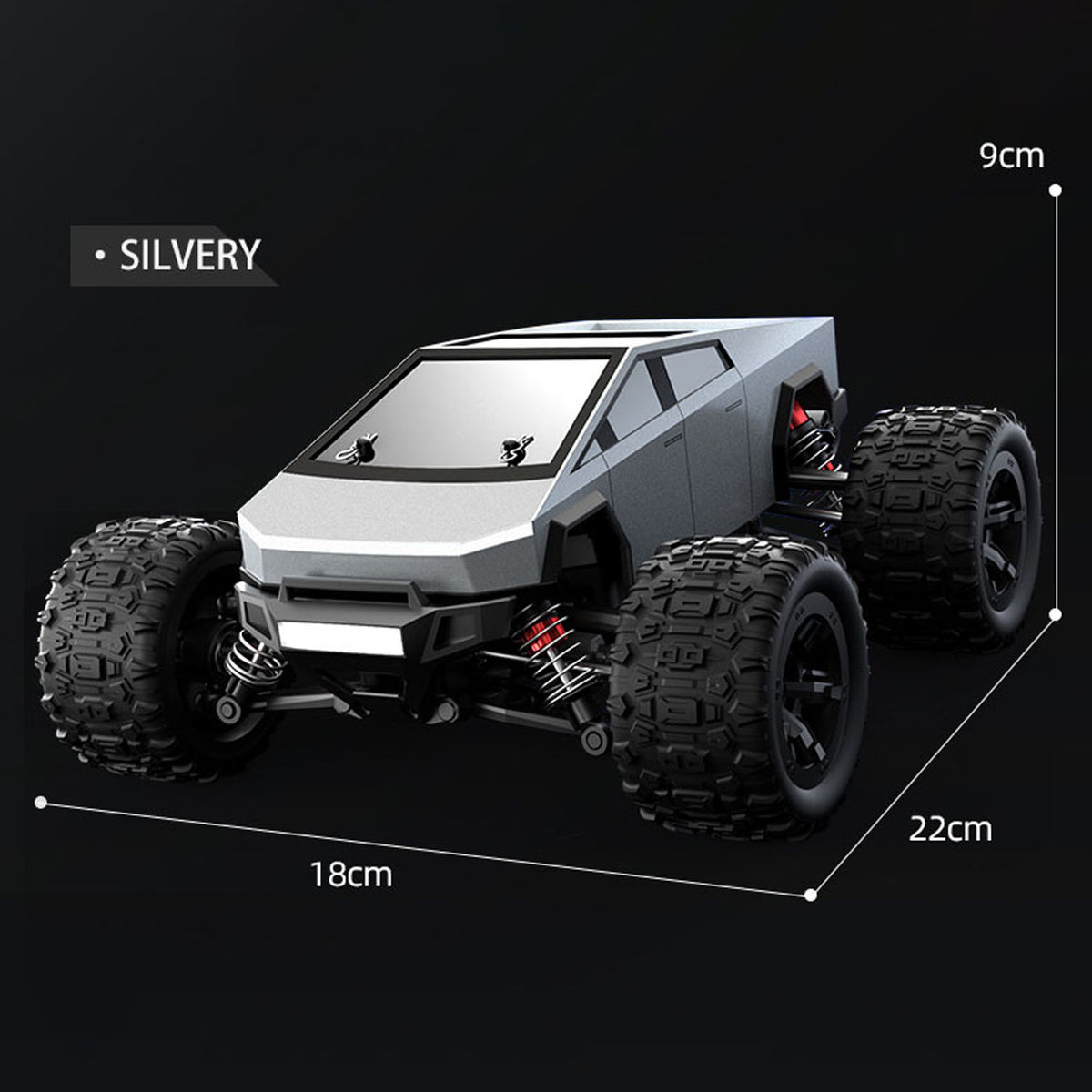 1/20 RC High Speed Pickup Truck 40km/h 4*4 2.4G Remote Control Off Road Car C8811 Brushless Motor Battery ESC Lifting Wheel RTR