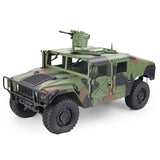 Second-Hand Fast Free Shipping 1/10 HG RC Car 4*4 P408 U.S. Military Vehicle Racing ESC Motor 16CH Radio 2Speed