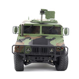 Second-Hand Fast Free Shipping 1/10 HG RC Car 4*4 P408 U.S. Military Vehicle Racing ESC Motor 16CH Radio 2Speed
