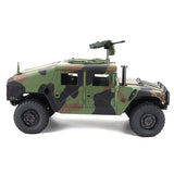 Second-Hand Fast Free Shipping 1/10 HG RC Car 4*4 P408 U.S. Military Vehicle Racing ESC Motor 16CH Radio 2Speed