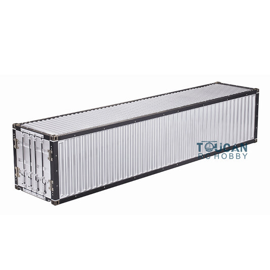 Toucanhobby 20 &amp; 40 Fuß Kunststoff-Containerbox, unlackierter Metallrahmen für Tamiyaya 1/14 RC-Anhänger, ferngesteuerter LKW
