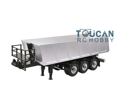 Metall Toucan 1/14 RC Muldenkipper Anhänger für Tamiyaya Fernbedienung Traktor LKW Modell s