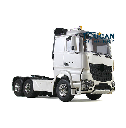 Toucanrc 1/14 3Axles RC Tractor Truck KIT DIY Model Motor for Tamiya Remote Control Trailer Vehicles