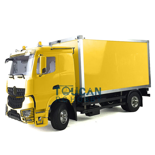 Toucanrc RC Truck 2 Achsen 1/14 Traktor Auto KIT Lackierter Containermotor 4x2 Lieferfahrzeuge für Fernbedienung Tamiyaya